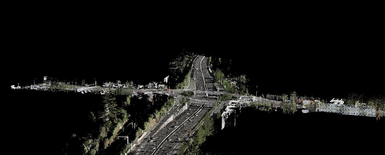 3D View Point Cloud Colourised